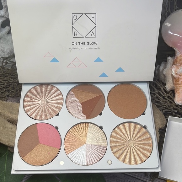Ofra On The Glow Highlighter Bronzer Summer Glow Face Palette Makeup Cosmetics - Picture 9 of 13